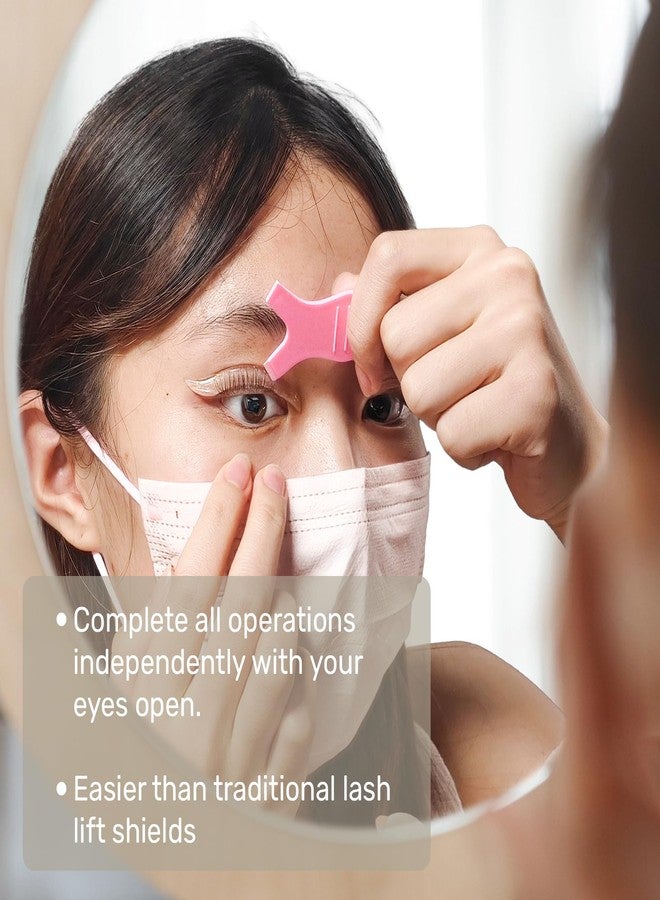 لي بيوتي قضبان رفع الرموش من ليبيوتي، وسادات رفع الرموش الكورية بدون غراء، مصممة لرفع الرموش مع فتح العينين، قضبان تجعيد الرموش ذاتية اللصق، أدوات ومستلزمات رفع الرموش، 5 أحجام شفافة - Image 3